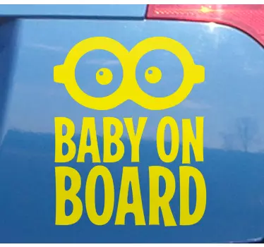 Sticker baby aan board grappig babybord - TenStickers