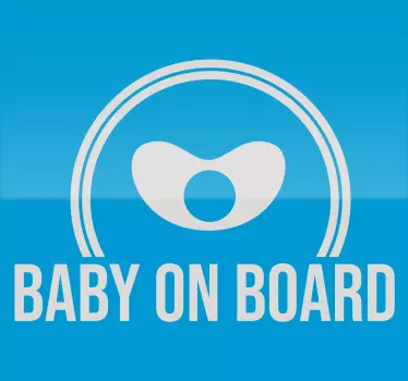 Sticker baby on board speen - TenStickers