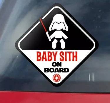 Sticker Baby Sith On Board - TenStickers