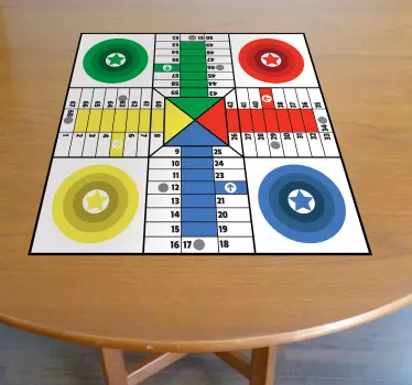 sticker bordspel kinderkamer - TenStickers