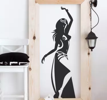 Sticker buikdanseres - TenStickers