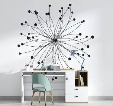 Sticker chemie atomen - TenStickers