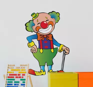 Sticker clown muur - TenStickers