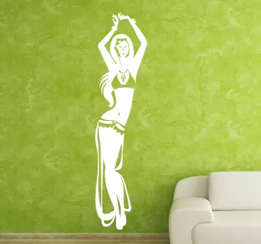Sticker dans buikdanseres - TenStickers