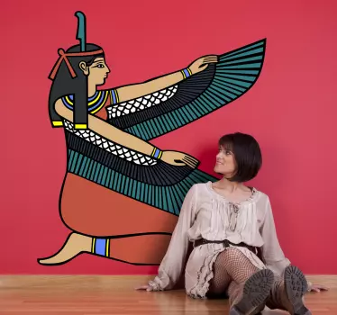 Sticker Egypte godin farao - TenStickers