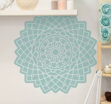 Sticker geometrische vormen intricate geometrische element - TenStickers