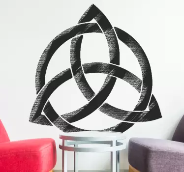 Sticker geometrische vormen keltisch knooppatroon - TenStickers