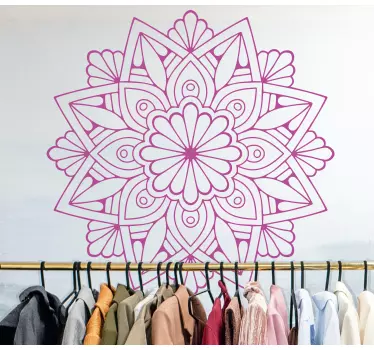 Sticker geometrische vormen verfijnd botanisch element - TenStickers