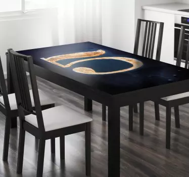 Meubel Sticker Ikea tafel nummer 5 - TenStickers