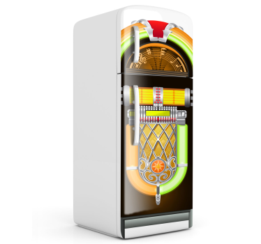 Koelkast sticker keuken jukebox - TenStickers