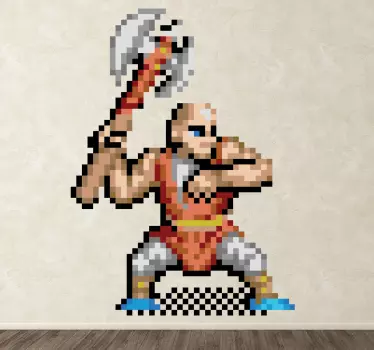 Sticker kind 8-bit personage - TenStickers