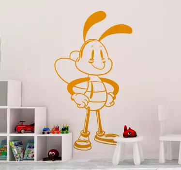 Sticker kinderen honingbij - TenStickers