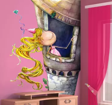 Sticker kinderen Rapunzel - TenStickers