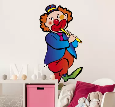 Muursticker kinderkamer circus clown - TenStickers