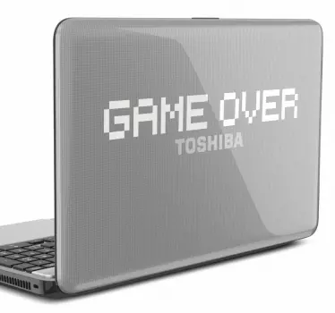 Sticker laptop Game Over - TenStickers