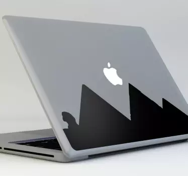 Sticker Laptop piramide egypte - TenStickers