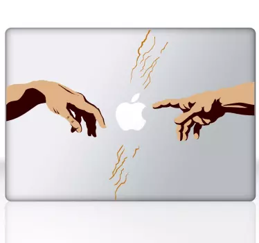 Sticker Michelangelo MAC APPLE - TenStickers