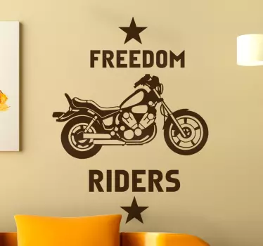 Sticker motor chopper - TenStickers