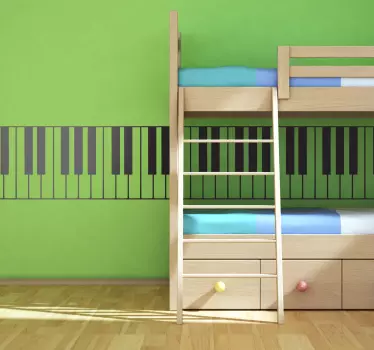 Sticker piano toetsen - TenStickers