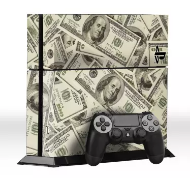 Sticker Playstation 4 Dollar - TenStickers
