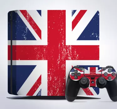 Sticker PlayStation 4 Groot-Brittanië - TenStickers