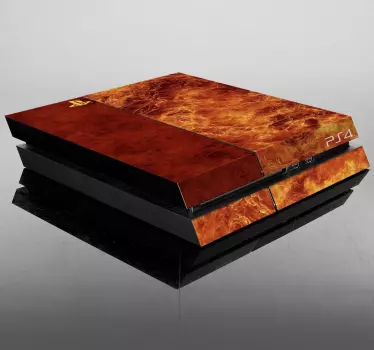 Sticker Playstation 4 vuur - TenStickers