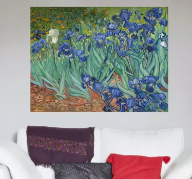 Sticker schilderij bloemen van Gogh - TenStickers