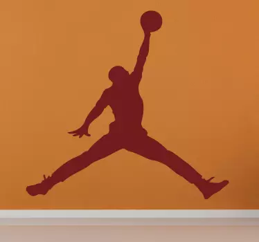 Muursticker silhouette Michael Jordan - TenStickers