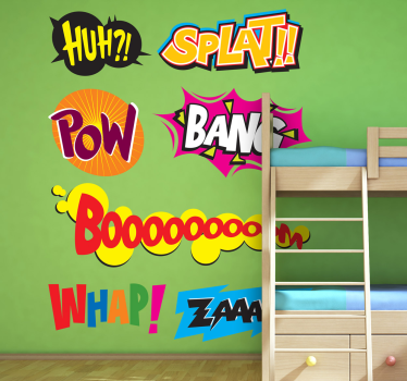 Sticker Stripverhalen kinderen - TenStickers
