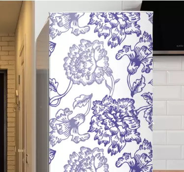 Sticker texturen elegante bloemmotieven - TenStickers