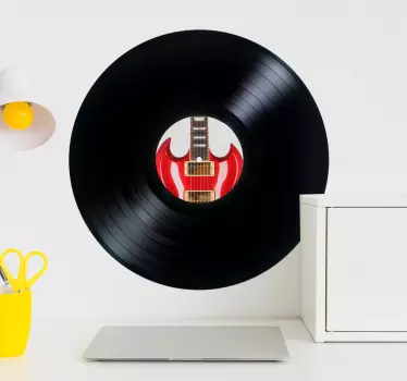 Sticker Vinyl Platen Foto Personaliseren - TenStickers