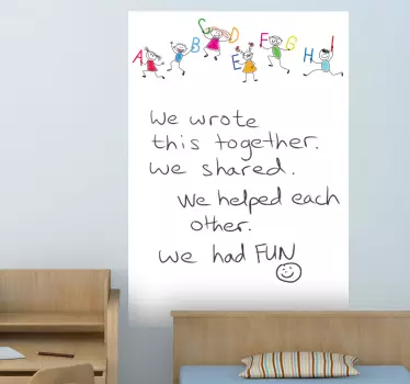 Sticker Whiteboard Notitieblok - TenStickers
