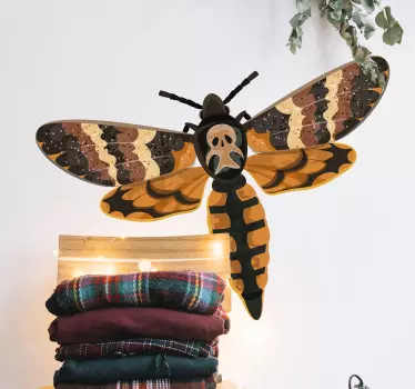 Muurstickers insecten Schedelsfinx - TenStickers