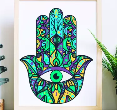 Stickers mandala oog - TenStickers