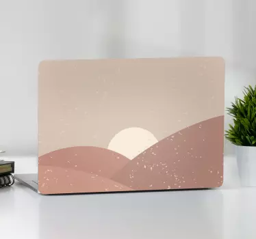 Stickers voor laptop Kunst aan de muur dageraad - TenStickers