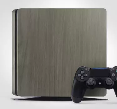 Strakke grijze cover ps4 sticker - TenStickers