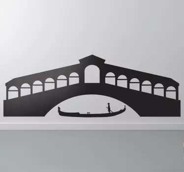 Venetïe gondels sticker - TenStickers