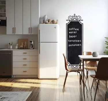 Vintage Rahm-Krijtbord Vintage sticker - TenStickers