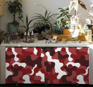 Vinyl stickervel met camouflagepatroon - TenStickers