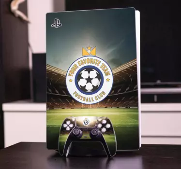 Voetbalstadion playstation sticker voetbal - TenStickers