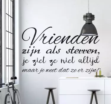 Vriendschap Muursticker - TenStickers