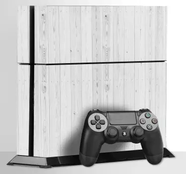 Wit hout PS4 sticker - TenStickers