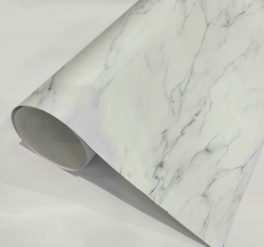 Witte marmer meubel sticker - TenStickers