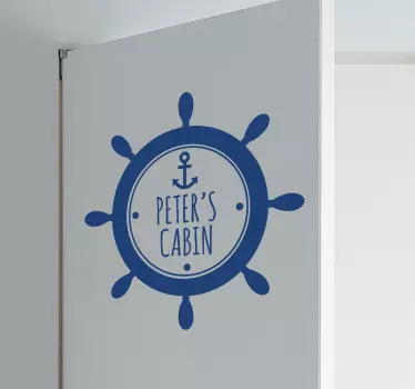 Zee Boten Water Muursticker - TenStickers