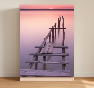 Zonsondergang dek meubel sticker - TenStickers