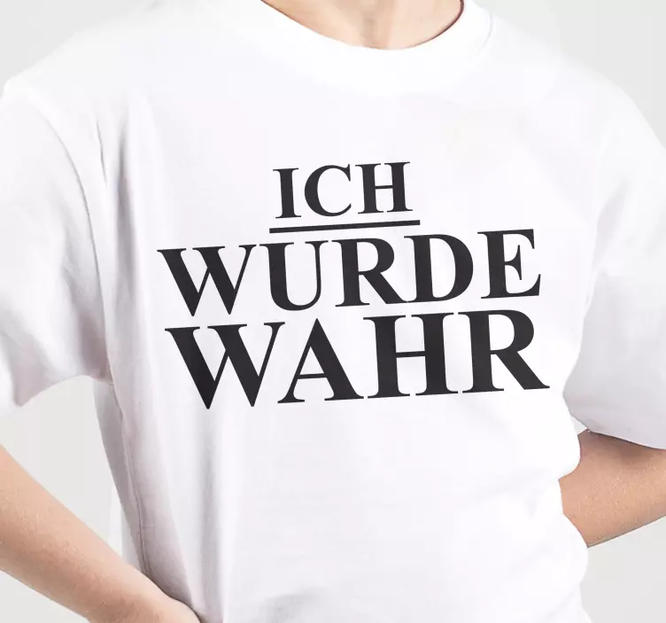 T-shirt wensen vervuld verklaring - TenStickers