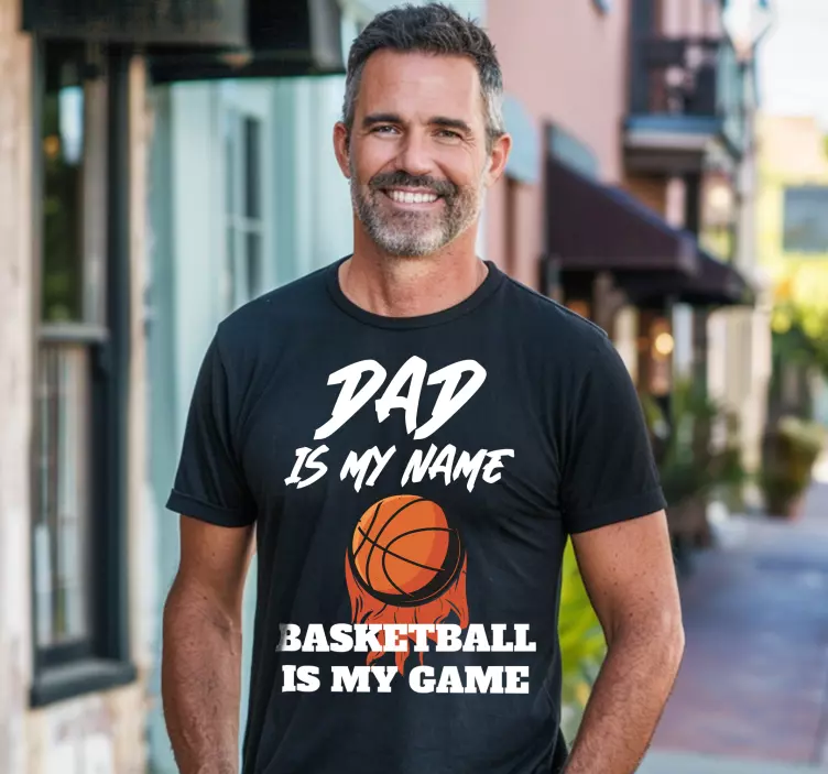 Basketbal is mijn spel T-shirt - TenStickers
