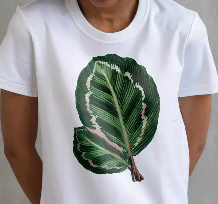 Bladrijke natuur inspiratie t-shirt - TenStickers