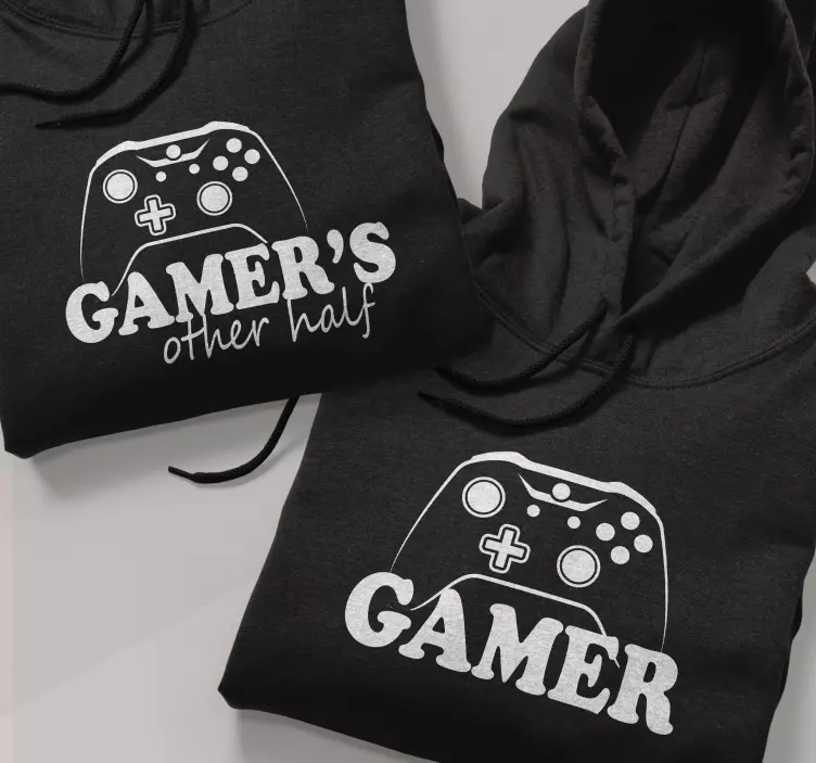 Koppel gamers Koppels hoodie - TenStickers