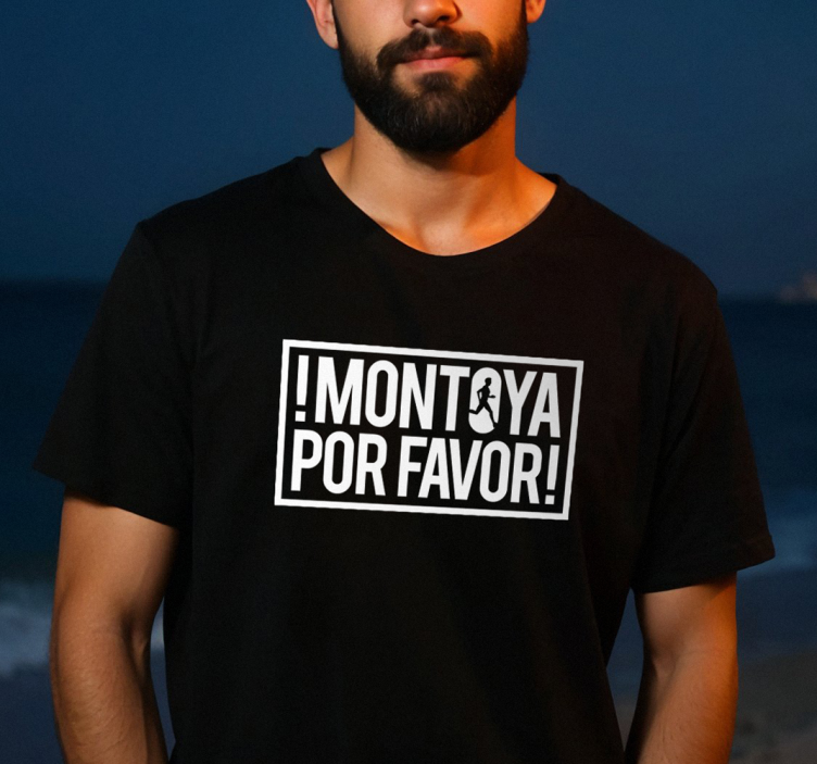 montoya por favor t-shirt - TenStickers